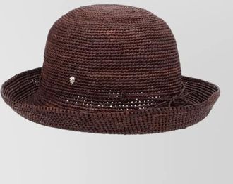 Helen Kaminski wide brim hat decorative detail