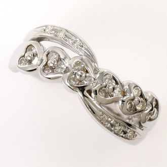 C&A White Gold White Gold (18K) Band Ring (Pre-Owned)