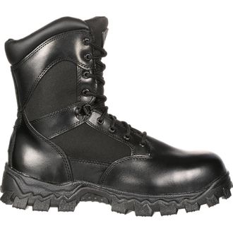 Rocky Zipper Composite Toe Public Service Boot in Black at Nordstrom, Size 10.5