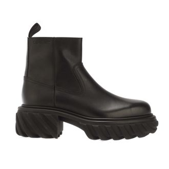 Off-white Off White Exploration Motor enkellaarsjes voor heren in zwart