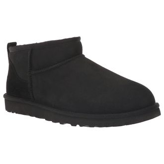UGG Classic Ultra Mini Suede Mens Ankle Boots - Black - Size:UK 11