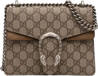 Gucci Pre-owned Shoulder Bags, female, Brown, Size: ONE SIZE Pre-owned Dionysus Crossbody