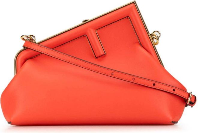 2019 Small Nappa Fendi First crossbody bag - women - Nappa Leather - One Size - Red