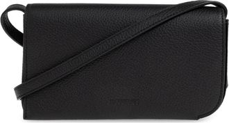 Jacquemus Curvo Schoudertas - Heren - Schoudertassen - Zwart - ONE Size - Leer - Tassen