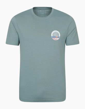 Mountain Warehouse Mens Mountain Warehouse Mens Southwold Short-Sleeved T-Shirt - Green - Size: 44