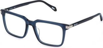 Just Cavalli Vjc 136 0W47 Glasses - Heren - Brillen - Blauw - 53 MM - Accessoires