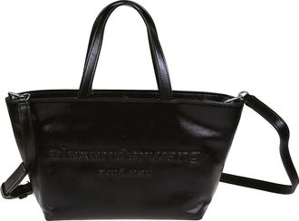 Alexander Wang Tassen, Dames, Zwart, ONE Size, Punch Small Afneembare Band Tas