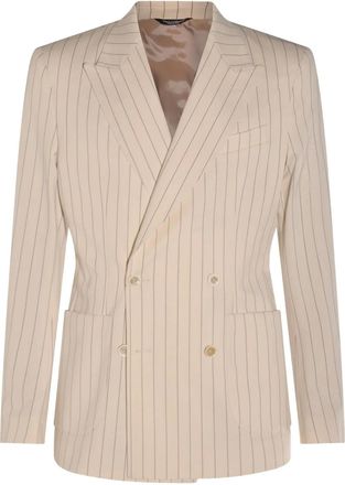 Dolce & Gabbana Blazer a righe - Toni neutri