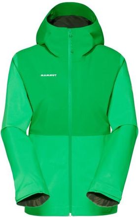 Mammut Linard Light Hardshell Hooded Jacket Regenjacke für Damen | grün