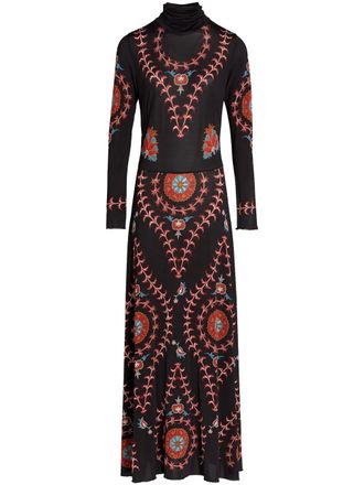 Giambattista Valli Silk Road maxi dress - Red
