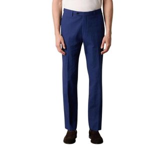 Brooks Brothers Seersucker Trousers - male - Brooks Brothers - Suit Trousers - Blue - W42 - Trousers