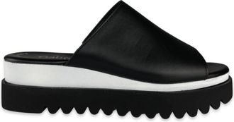 Gabor Womens Zwart Slippers In Black Slide