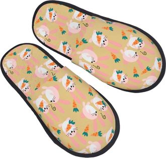 Generic Cute Rabbit Unisex Slippers Fluffy Shoes Cosy Sliders For Bedroom Outdoor Indoor M
