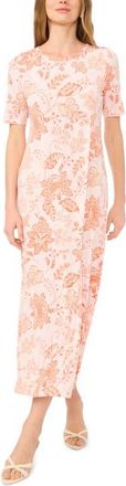 Vince Camuto Print Maxi Dress in Sand Drift at Nordstrom, Size X-Small