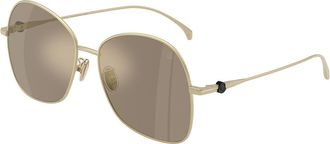 Moncler ME4019T VEYRA 10245A Womens Sunglasses Gold Size 59