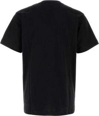 Moschino Mens Black Cotton T-Shirt Fantasianero Exterior Exterior: T-shirts And Polos