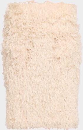 Toteme Feathered Jersey Knee-Length Skirt