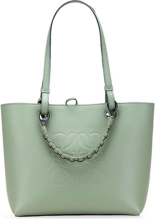 Loewe Pre-owned Loewe Small Smooth Calfskin Anagram Tote Ladies 12051