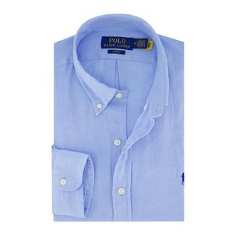 Polo Ralph Lauren Overhemden, Heren, Blauw, L, Casual Blauw Overhemd