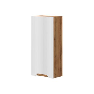 Vicco Armario De Ba&ntilde;o Lotta, Roble/rayas Blancas, 20 X 72.6 Cm, Vicco