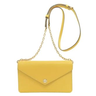 Michael Kors Pre-owned Cross Body Bags, female, Yellow, Size: ONE SIZE Pre-owned Fabric shoulder-bags