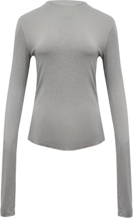 Hache T-shirt in jersey a maniche lunghe - Grigio