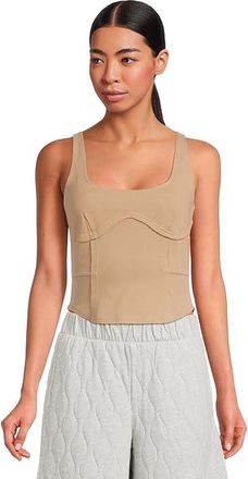 UGG Lennox Tank Top Womens Clothing Silver Taupe : SM, Cotton/Elastane
