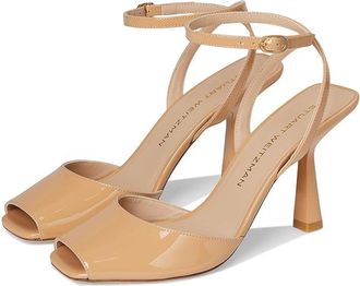 Stuart Weitzman Val Sandal 85 Womens Sandals Adobe : 10.5 M, Leather