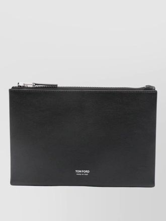 Tom Ford grain leather wallet wrist strap detail