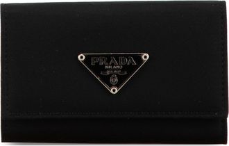 Prada Pre-owned Womens Key Case Black Textile - One Size