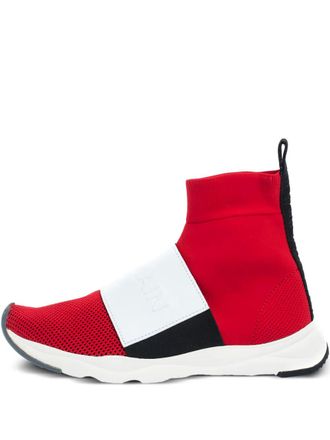 Balmain Cameron knit sneakers - Red