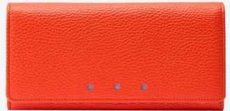 Tusk Ascot Flap Over Wallet in Orange at Nordstrom, Size Large