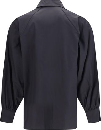 Crida Milano Womens Mughetto Shirt Black Cotton