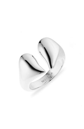 Missoma Molten Heartbreaker Statement Ring in Silver at Nordstrom, Size 7