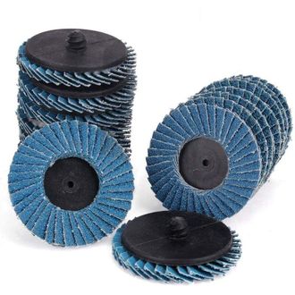 OEM Juego De 24 Sartenes Planas Reversibles De &Oacute;xido De Aluminio Y Circonio T27 De 2 Pulgadas, Que Incluye 40 Granos Diferentes - Crezuo