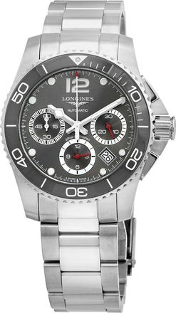 Longines Pre-owned Longines Hydroconquest Chronograph Automatic Grey Dial Watch L3.783.4.76.6