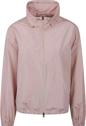Herno Roze Polyesterjas Gemaakt in Itali&euml; - Dames - Zomerjassen - Roze - L - Polyester - Jassen