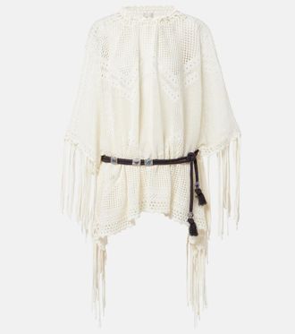 Isabel Marant Metilia belted crochet minidress