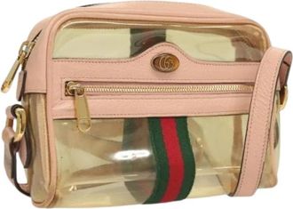 Gucci Pre-owned Cross Body Bags, female, Beige, Size: ONE SIZE Pre-owned Plastic gucci-bags