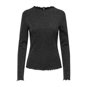 Only Mujer, Camisetas, Negro, Talla: XS