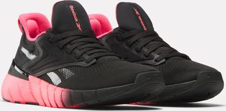 Reebok Trainingsschuh REEBOK NANO GYM, Damen, Gr. 38, schwarz, pink blast, Synthetik, Textil, Schuhe Trainingsschuh
