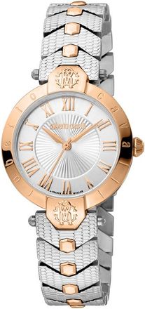 Roberto Cavalli Fashion Watch Quartz Silver Dial Ladies Watch RV1L166M0091