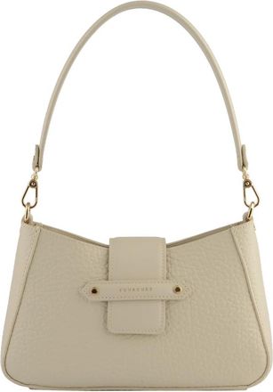 Pourchet Fleuves Schoudertas - Dames - Schoudertassen - Beige - ONE Size - Leer - Tassen