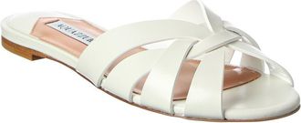 Aquazzura Leather Flat Sandal