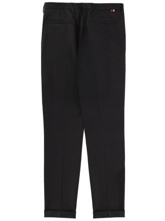 Paul Smith Organic Cotton Tailored Trousers - Black