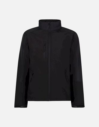 Regatta Mens Regatta Mens Hydroforce 3-layer Membrane Waterproof Breathable Softshell Jackets - Black - Size: 46/Regular