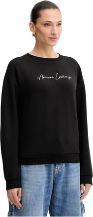A|X Armani Exchange Donna, Felpe, Nero, XS, new