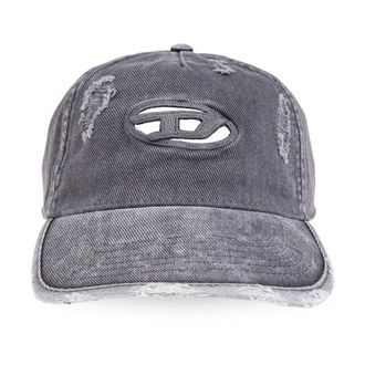 Diesel C-Ball-Utlt Baseball Cap - Heren - Petten - Grijs - M - Katoen - Accessoires