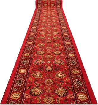 RugsX Rugsx - Alfombra De Pasillo Antideslizante De Goma Tradycja Tradici&oacute;n Rojo 100cm Red 100x140 Cm