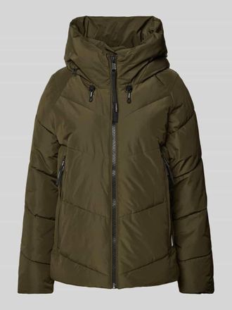Khujo Steppjacke mit Kapuze Modell ALESS in Oliv, Gr&ouml;&szlig;e XS